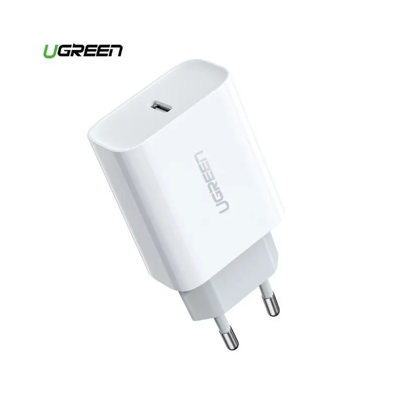 UGREEN 20W USB-C Smart & Fast Charger for Phones, Tablets & Ipads white.webp