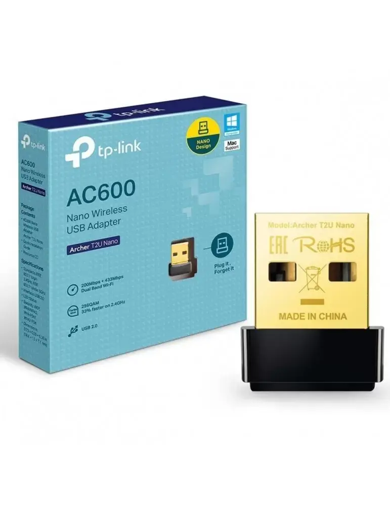 TP-LINK Wireless USB AC600 Nano Wi-Fi and Bluetooth 4.2 USB Adapter