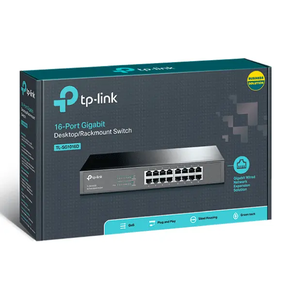 TP-LINK Switch 16 Port Gigabit ,Rackmountable
