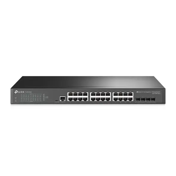 TP-LINK Switch JetStream 24Port Gigabit L2+Managed with 4giga SFP Slot