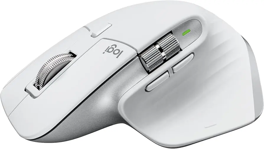 Logitech  Wireless/Bluetooth Mouse MX 3S 6 Buttons Pale Gray 