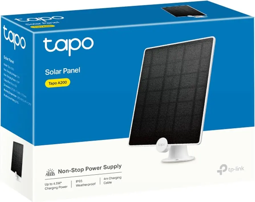 Solar Panel for TAPO-C425 , Up to 4.5W Charging Power  