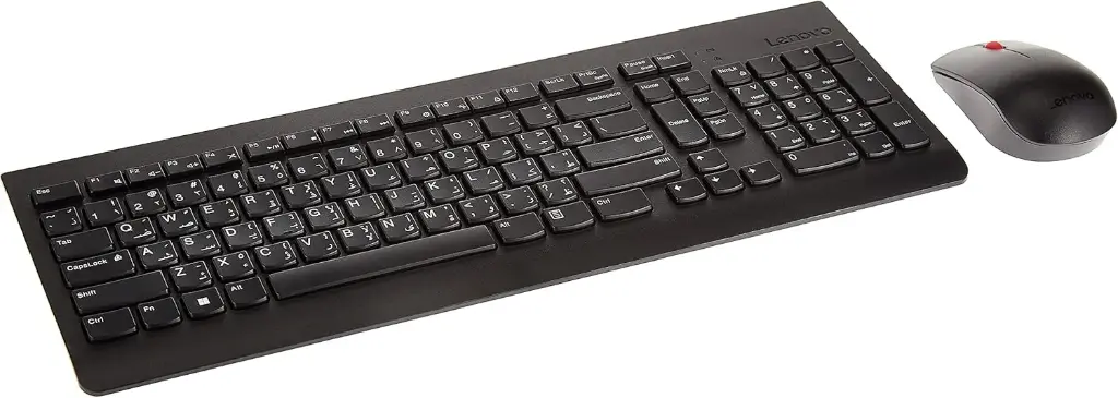 Lenovo Essential Wireless Keyboard and Mouse Combo Gen2 Arabic new (470) 