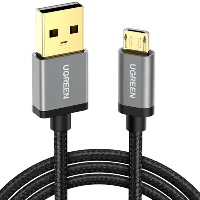 UGREEN USB-A to Micro USB Braided Cable, Fast Charge