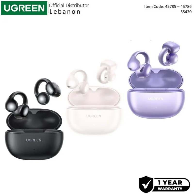 UGREEN HiTune S3 Open Wearable Ear Clip True Wireless Earbuds with  Environmental Noise Cancellation