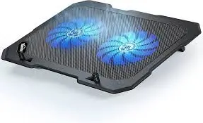 Laptop Cooling PAD -S69 - With 2 BIG Blue Led Fan