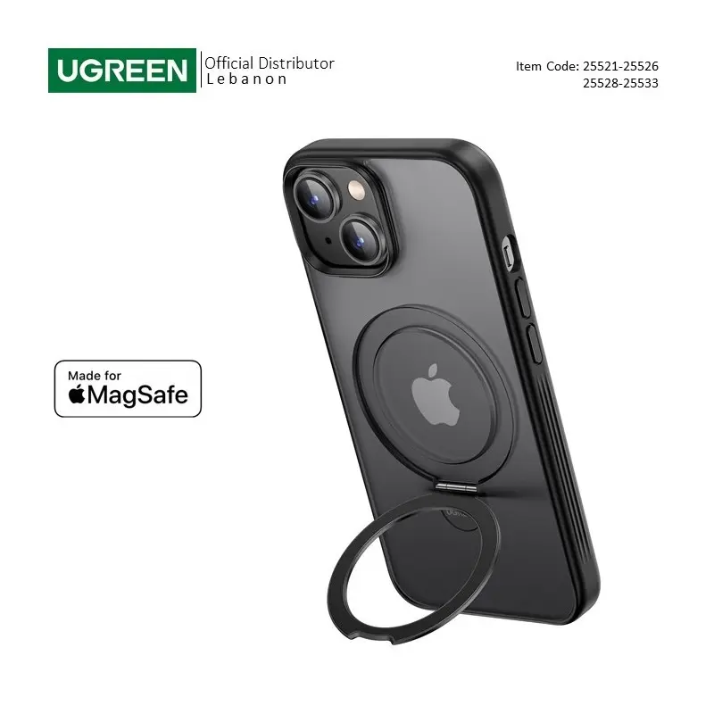 UGREEN Kickstand &  Magnetic Protective Case for iPhone 15