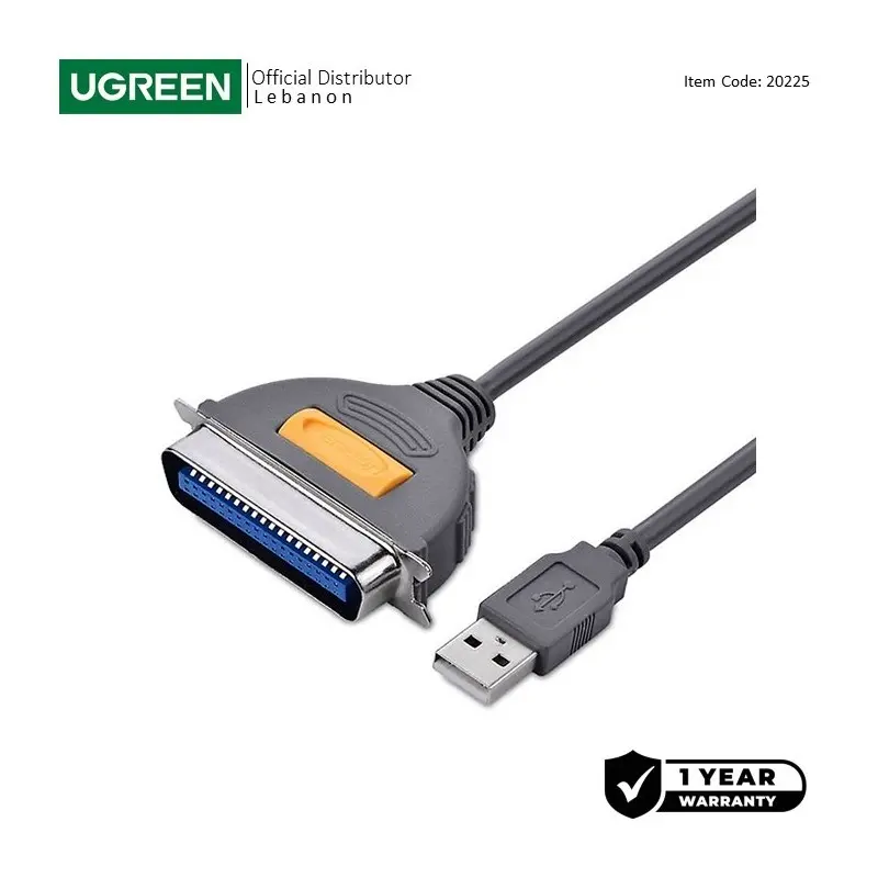 UGREEN USB to IEEE1284 Parallel Printer Cable