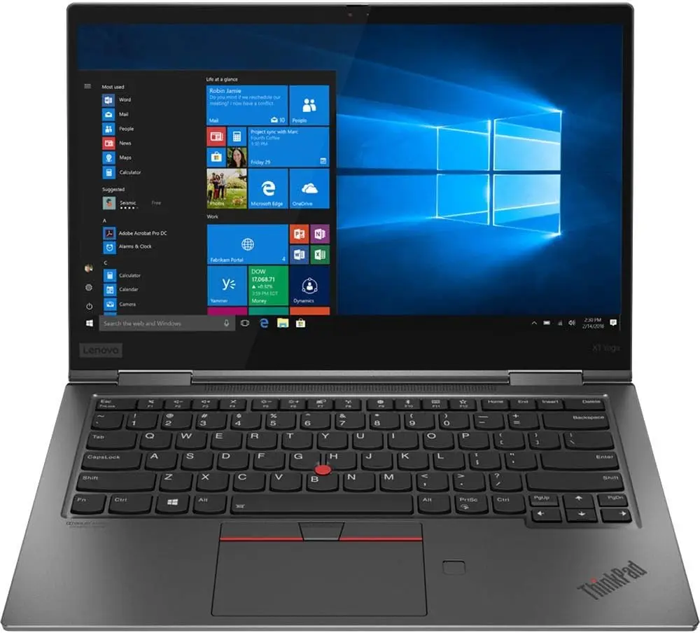 ThinkPad X1 Yoga, Intel Core i7-10610U, 512GB SSD, 16GB DDR4, 14.0 Inch Touch, 1920x1200, Intel Iris Xe Graphics, W10P