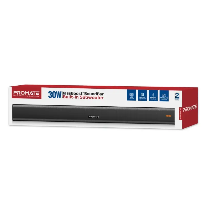 StreamBar-30 30W BassBoost™ SoundBar with Subwoofer
