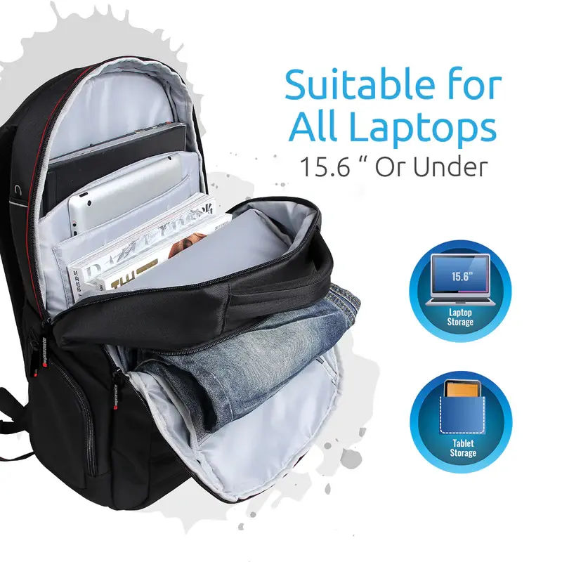 Rebel-BP Laptop Backpack with Spacious Design for 15inch Laptop