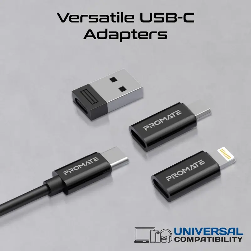 PERK Compact All in 1 Charging Cable and Travel Kit 