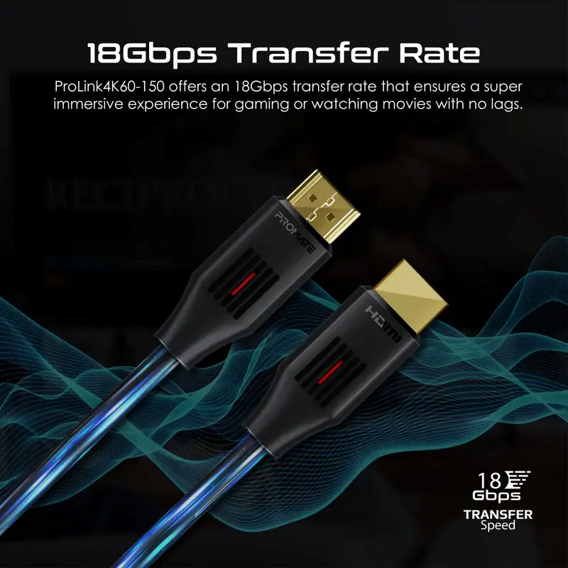 ProLink4K60-150 Ultra-High Definition 4K@60Hz HDMI® Audio Video Cable
