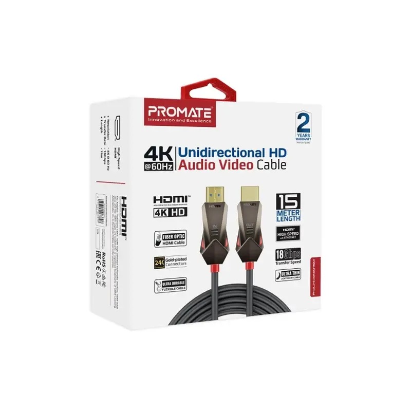 ProLink4K60-15M Unidirectional HD 4K@60Hz HDMI® Audio Video Cable