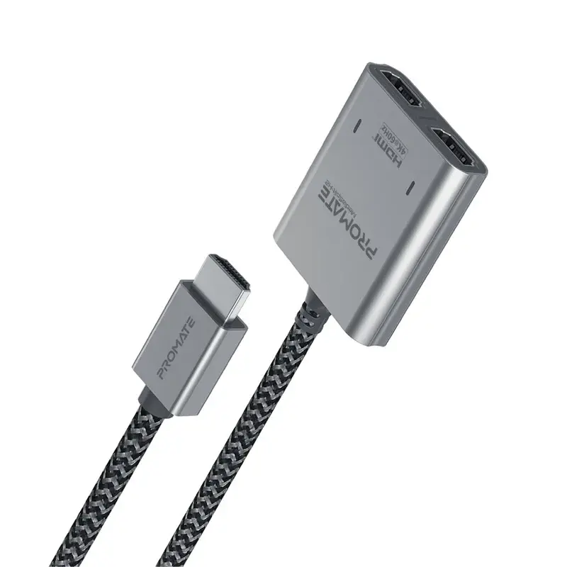 MediaSplit-H2 4K@60Hz HDMI® Splitter Cable with Dual HDMI® Ports