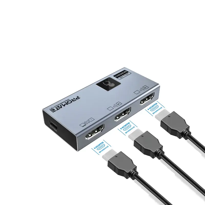 MediaSwitch-2T Ultra-HD 8K@60Hz HDMI® Switch with Smart Touch Control