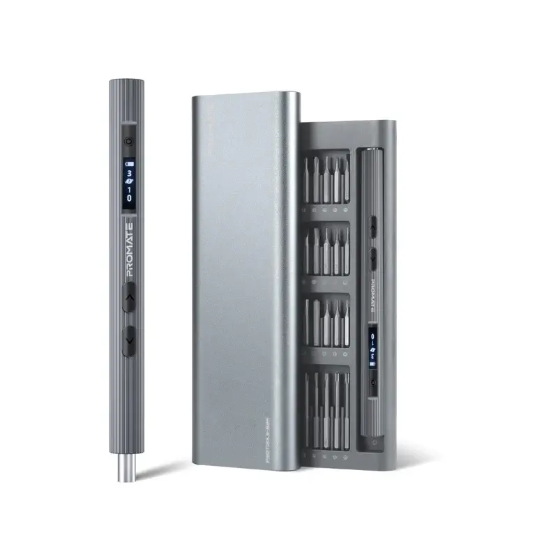 ProTools-62A 62-Pieces Cordless Electric Screwdriver Kit with LED Fill Light 