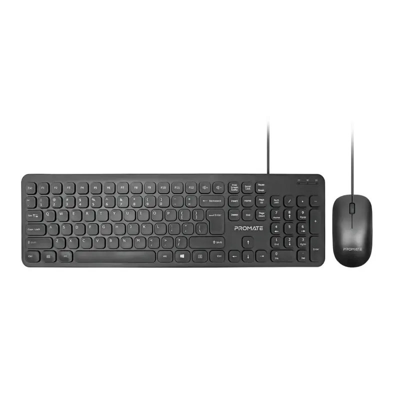 Combo-KM2 Quiet Key Wired Compact KeyBoard & Mouse
