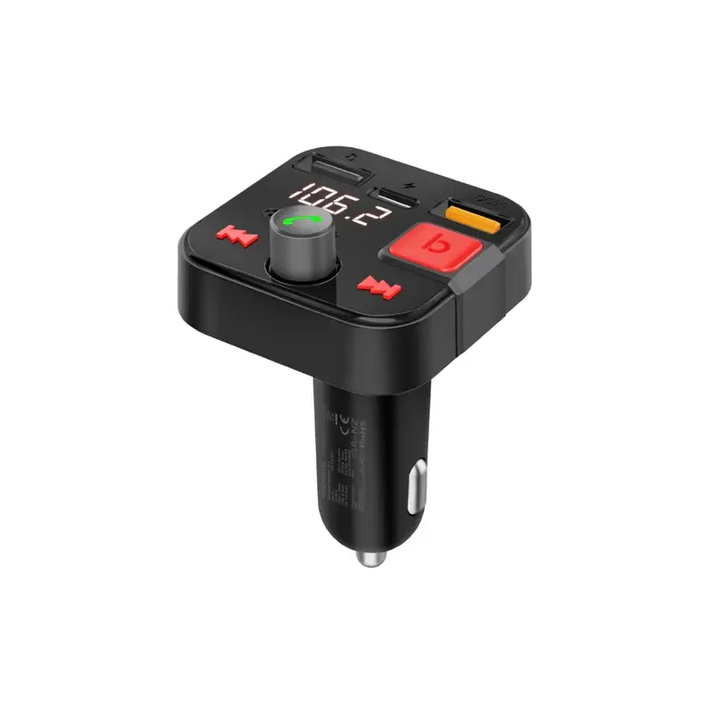 PowerTune-30W FM Transmitter Kit with Handsfree & Quick Charge 3.0