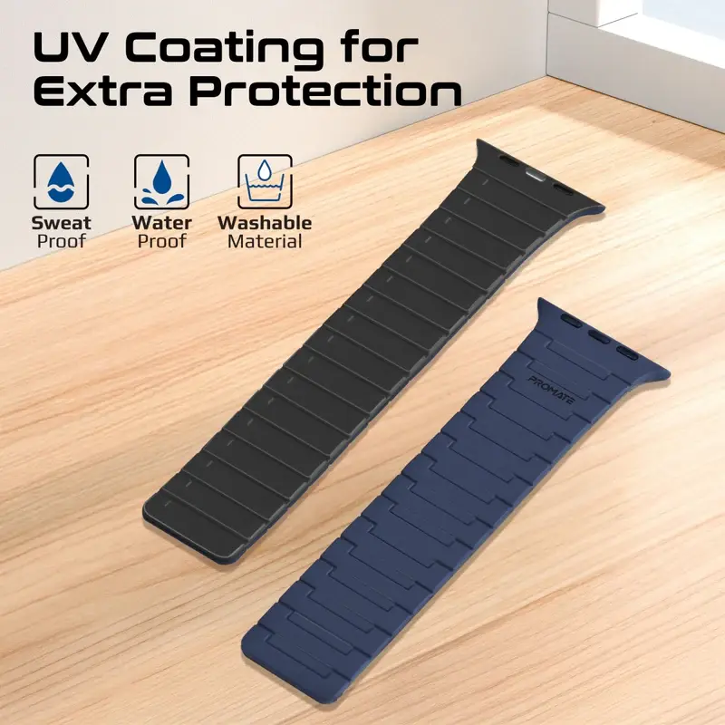 MagBand-MS Premium Magnetic Silicone Watch Band 