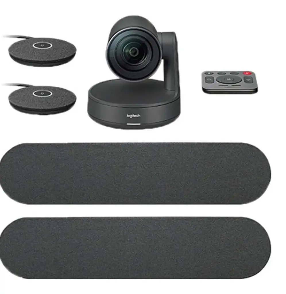Logitech Rally Plus Video Conferencing Kit With 2 x Rally Speakers, 2 x Microphone