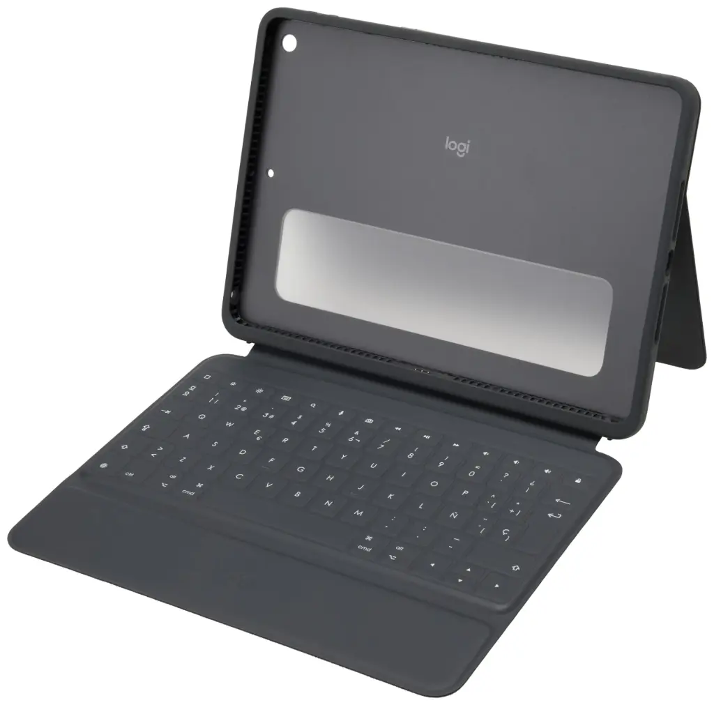 Logitech Rugged Folio - Protective Keyboard Case for Ipad 7-8-9TH GEN Black (Ara)	