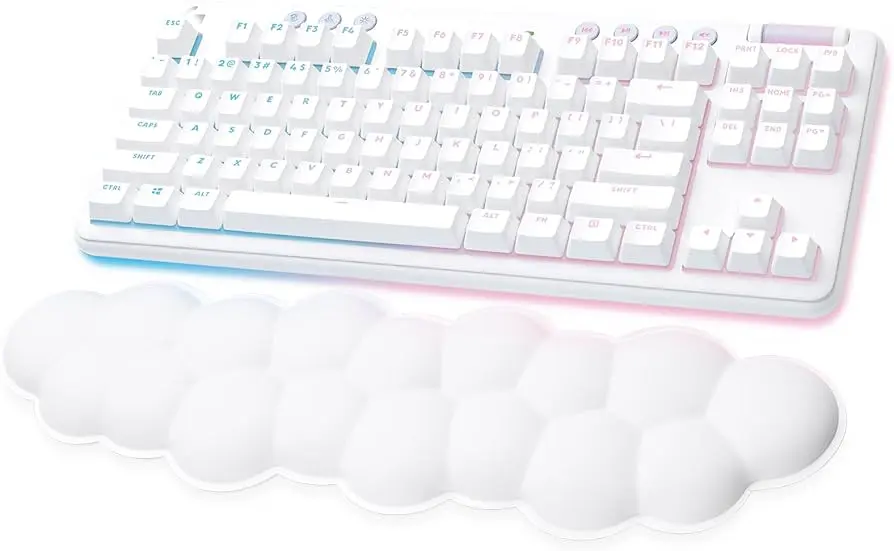 Logitech G715 LIGHTSPEED wireless and Bluetooth Gaming Keyboard White En	 