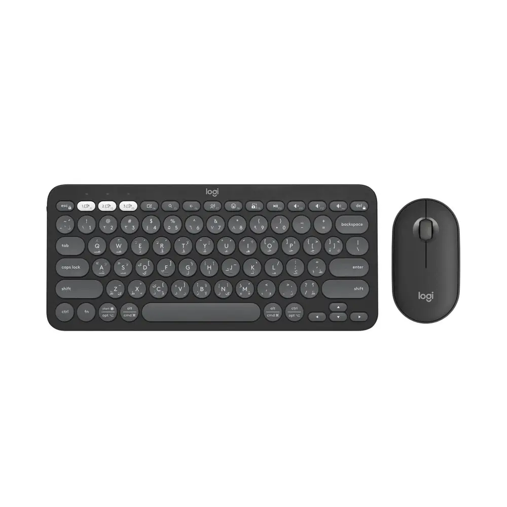 Logitech Wireless Combo MK380s Pebble 2 Graphite (Ara)	