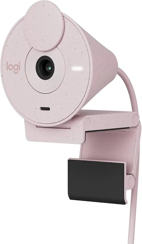 Logitech Webcam BRIO 300 Full HD USB - ROSE 	