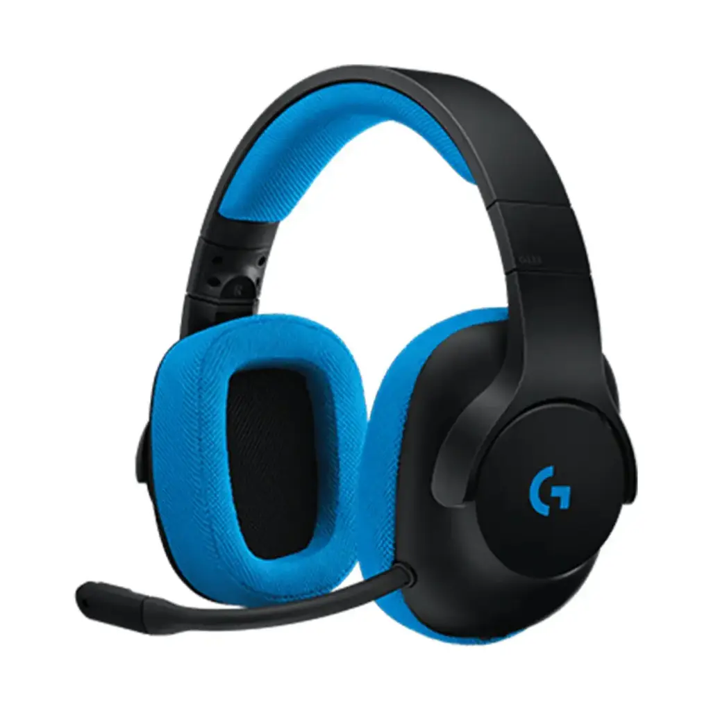 Logitech G233 PRODIGY USB Gaming Headset BLUE	 