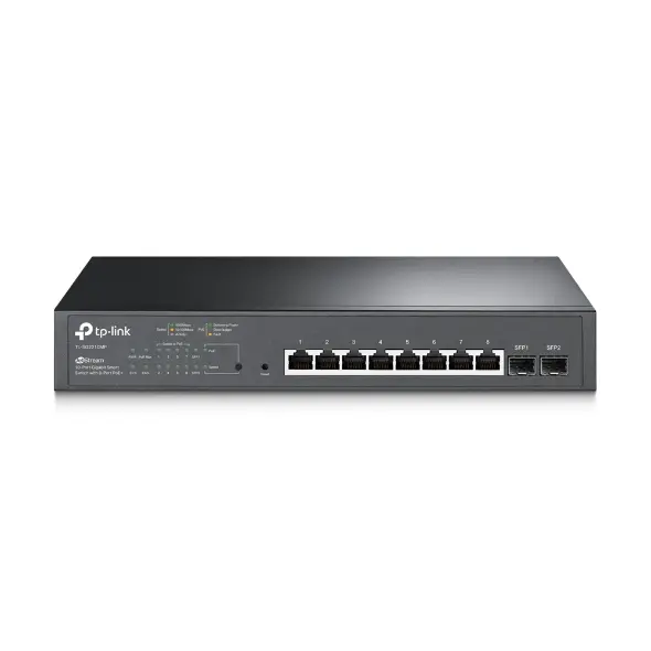 TP-Link Switch Omada 10-Port Gigabit Smart with 8-Port PoE+ (150w) and 2× Gigabit SFP slots 