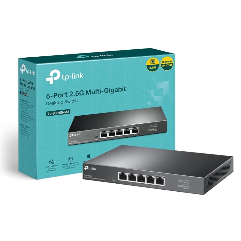 TP-LINK Switch 5 Port 2.5G Multi-Gigabit Desktop Switch 