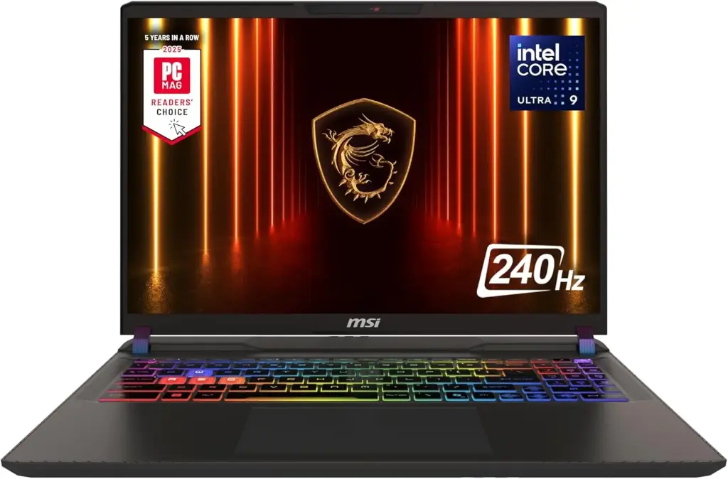 MSI VECTOR 16 HX AI A2XWJG	CORE ULTRA 9 275HX	32GB DDR5 (16GB*2)	NVME 1TB 