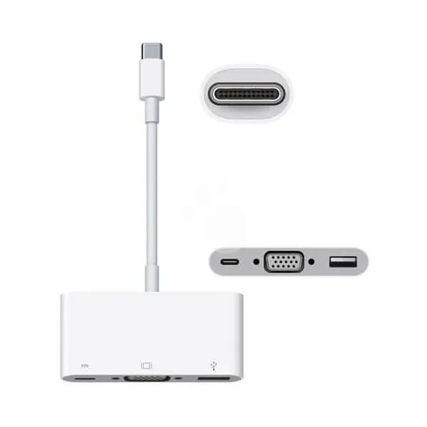 Apple Adapters | Cables	MJ1L2 Apple USB-C VGA Multiport Adapter 