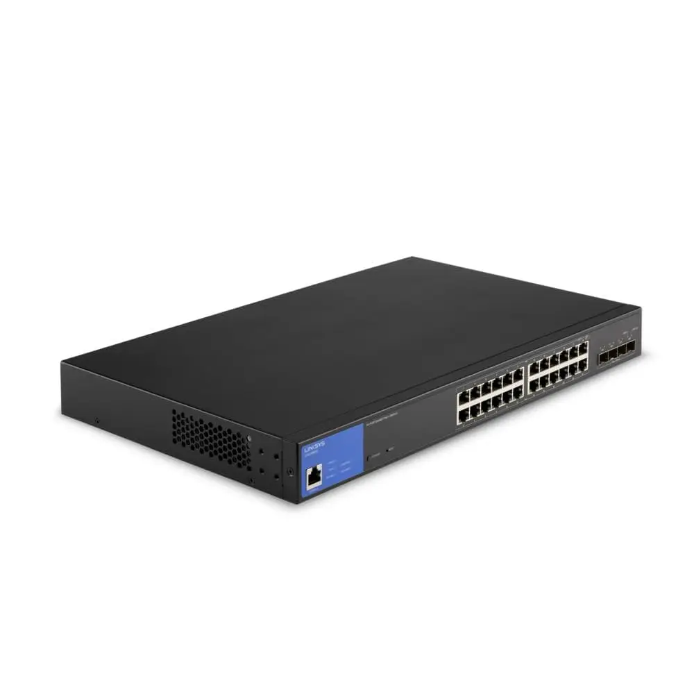 Linksys Managed Switch Gigabit 24-Port with PoE+ 410w With 4Port 10G SFP+ Uplinks  LGS328MPC-EU
