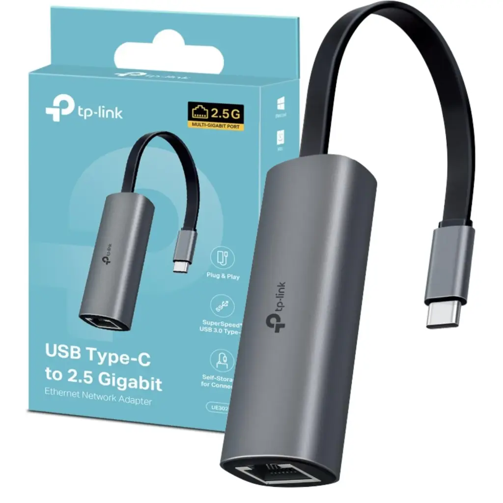 TP-LINK USB Type-C to 2.5Gigabit Ethernet Network Adapter  