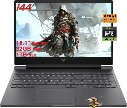 HP VICTUS 16-R0085CL, Intel Core I7-13700H, 1TB SSD, 16GB DDR5, 16.1 Inch, 1920x1080, Nvidia Geforce RTX 4070 8GB, W11H 