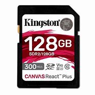 Kingston 128GB Canvas React Plus SD Card SDR2/