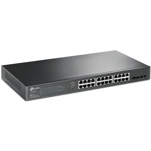 TP-LINK Switch JetStream 28-Port Gigabit Smart Switch with 24-Port PoE+ (250w)
