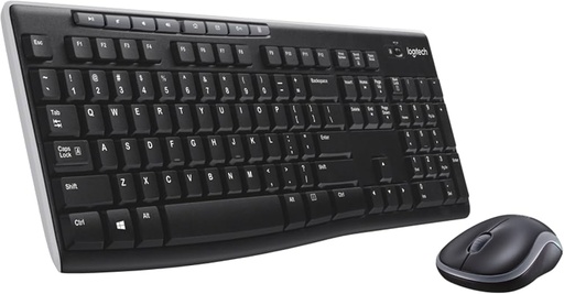 LOGITECH Wireless Combo Keyboard & Mouse, Multimedia Keys 