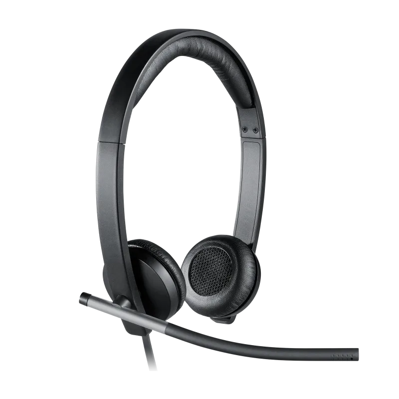 Logitech Pro Headset Wired Mono H650e USB  with Noise-Canceling Mic in-line controls 