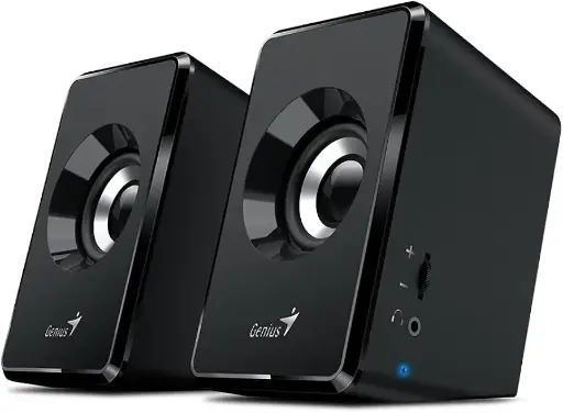 Genius USB Powered Stereo BLACK Speakers  