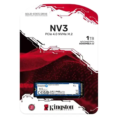 Kingston PCIe NVMe NV3 Gen4 1TB 