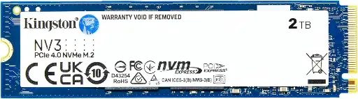 Kingston PCIe NVMe NV3 Gen4 2TB 