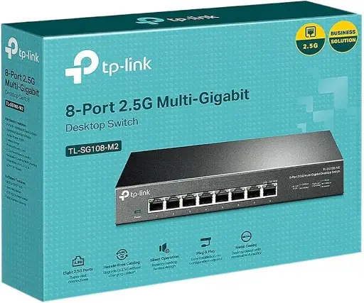 TP-LINK Switch 8 Port 2.5G Multi-Gigabit Desktop Switch 