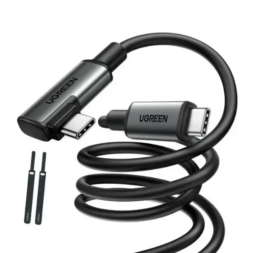  UGREEN Angled USB-C to USB-C VR Link Cable, Compatible with  Oculus Quest 2, Pico 4 and PC/Steam VR
