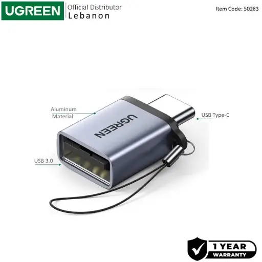  UGREEN OTG Adapter From USB-C 3.1 Male to USB-A 3.0 Female