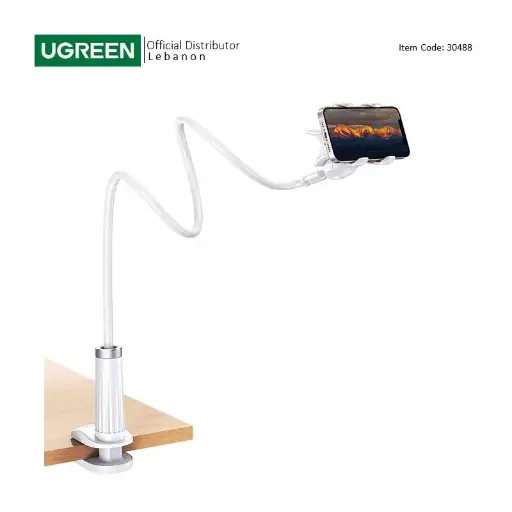 UGREEN Phone Holder Support Phone and Tablet Up to 7.2 Inch, with  90CM Flexible Long Arm, Stable Design