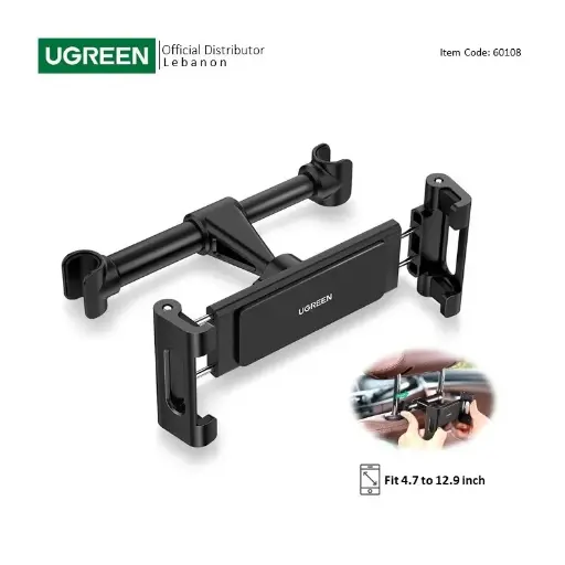  UGREEN Car Back Seat Headrest Mount Phone & Tablet Holder