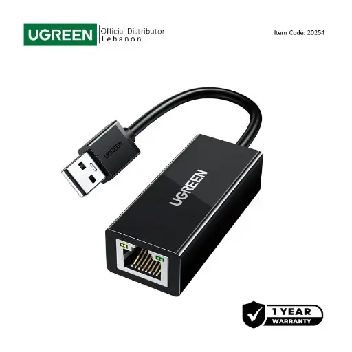  UGREEN USB-A to Ethernet Adapter - RJ45 LAN 10/100 Mbps